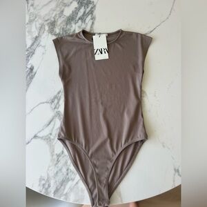 Zara Kids Taupe Bodysuit